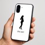 כיסוי בעיצוב אישי עם השם שלך לדגם - Nothing Phone (3a) בעיצוב אישה בהריון