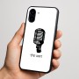 כיסוי בעיצוב אישי עם השם שלך לדגם - Nothing Phone (3a) בעיצוב מיקרופון