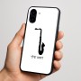 כיסוי בעיצוב אישי עם השם שלך לדגם - Nothing Phone (3a) בעיצוב סקסופון