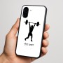 כיסוי בעיצוב אישי עם השם שלך לדגם - Nothing Phone (3a) בעיצוב הרמת משקולות