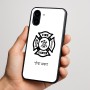 כיסוי בעיצוב אישי עם השם שלך לדגם - Nothing Phone (3a) בעיצוב כבאי - תגית
