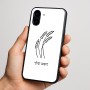 כיסוי בעיצוב אישי עם השם שלך לדגם - Nothing Phone (3a) בעיצוב חיטה גלית זהב