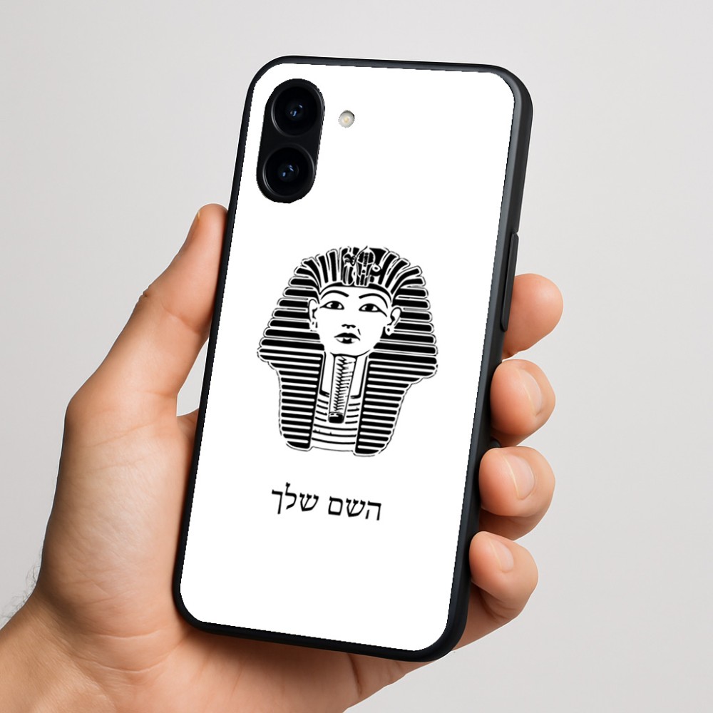 כיסוי בעיצוב אישי עם השם שלך לדגם - Nothing Phone (3a) בעיצוב פרעה - תות ענח' אמון מצרי