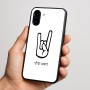 כיסוי בעיצוב אישי עם השם שלך לדגם - Nothing Phone (3a) בעיצוב יד סלע