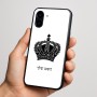 כיסוי בעיצוב אישי עם השם שלך לדגם - Nothing Phone (3a) בעיצוב כתר מלכותי