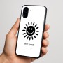 כיסוי בעיצוב אישי עם השם שלך לדגם - Nothing Phone (3a) בעיצוב שמש
