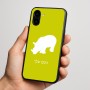 כיסוי בעיצוב אישי עם השם שלך לדגם - Nothing Phone (3a) בעיצוב קרנף