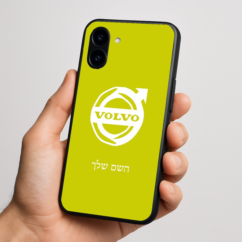 כיסוי בעיצוב אישי עם השם שלך לדגם - Nothing Phone (3a) בעיצוב וולוו