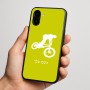 כיסוי בעיצוב אישי עם השם שלך לדגם - Nothing Phone (3a) בעיצוב רוכב אופניים