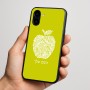 כיסוי בעיצוב אישי עם השם שלך לדגם - Nothing Phone (3a) בעיצוב הדפס תפוח