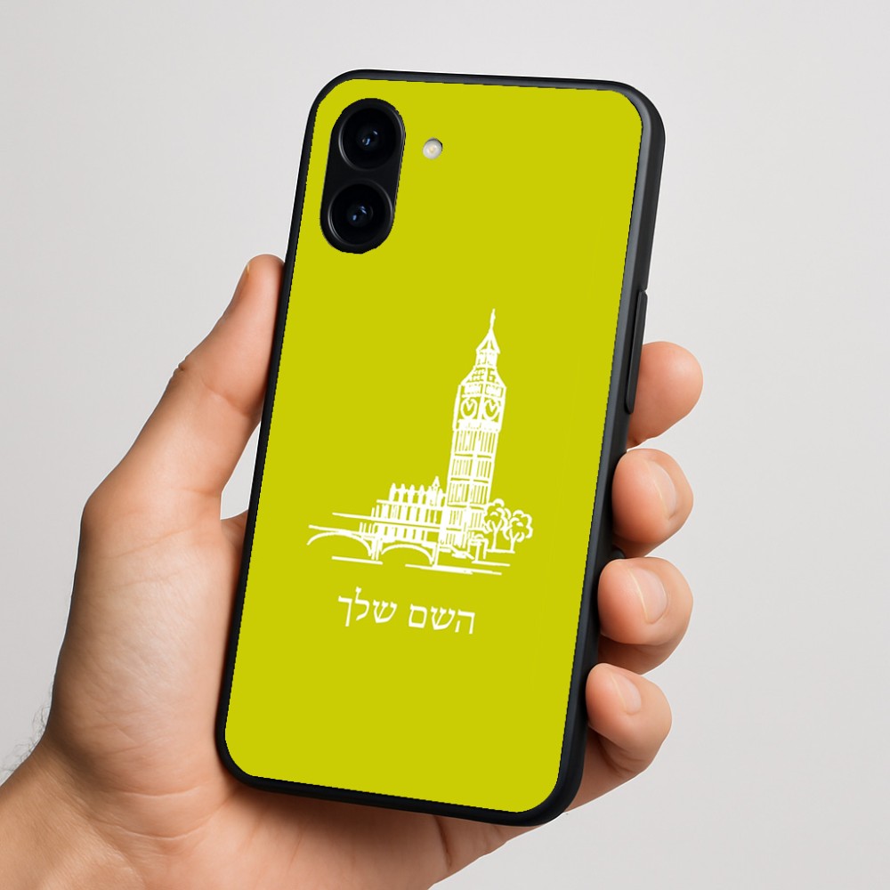 כיסוי בעיצוב אישי עם השם שלך לדגם - Nothing Phone (3a) בעיצוב ביג בן
