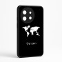 כיסוי בעיצוב אישי עם השם שלך לדגם - OnePlus 11R בעיצוב מפת העולם