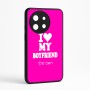 כיסוי בעיצוב אישי עם השם שלך לדגם - OnePlus 11R בעיצוב אוהבת את החבר שלי