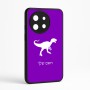 כיסוי בעיצוב אישי עם השם שלך לדגם - OnePlus 11R בעיצוב דינוזאור