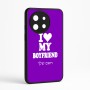 כיסוי בעיצוב אישי עם השם שלך לדגם - OnePlus 11R בעיצוב אוהבת את החבר שלי