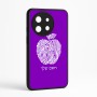 כיסוי בעיצוב אישי עם השם שלך לדגם - OnePlus 11R בעיצוב הדפס תפוח