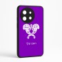 כיסוי בעיצוב אישי עם השם שלך לדגם - OnePlus 11R בעיצוב פרחי קרן