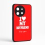 כיסוי בעיצוב אישי עם השם שלך לדגם - OnePlus 11R בעיצוב אוהבת את החבר שלי