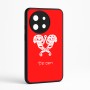כיסוי בעיצוב אישי עם השם שלך לדגם - OnePlus 11R בעיצוב פרחי קרן