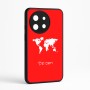 כיסוי בעיצוב אישי עם השם שלך לדגם - OnePlus 11R בעיצוב מפת העולם