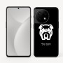כיסוי בעיצוב אישי עם השם שלך לדגם - OnePlus 11R בעיצוב פרצוף בולדוג
