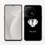 כיסוי בעיצוב אישי עם השם שלך לדגם - OnePlus 11R בעיצוב ראש פיל