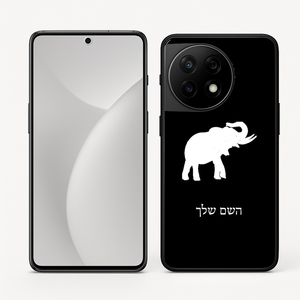כיסוי בעיצוב אישי עם השם שלך לדגם - OnePlus 11R בעיצוב פיל