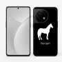 כיסוי בעיצוב אישי עם השם שלך לדגם - OnePlus 11R בעיצוב סוס