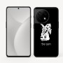 כיסוי בעיצוב אישי עם השם שלך לדגם - OnePlus 11R בעיצוב ארנב מחזיק גזר