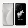 כיסוי בעיצוב אישי עם השם שלך לדגם - OnePlus 11R בעיצוב זברה