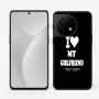 כיסוי בעיצוב אישי עם השם שלך לדגם - OnePlus 11R בעיצוב אוהב את החברה שלי