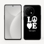 כיסוי בעיצוב אישי עם השם שלך לדגם - OnePlus 11R בעיצוב אהבה