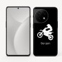 כיסוי בעיצוב אישי עם השם שלך לדגם - OnePlus 11R בעיצוב מוטוקרוס