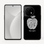 כיסוי בעיצוב אישי עם השם שלך לדגם - OnePlus 11R בעיצוב הדפס תפוח