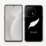 כיסוי בעיצוב אישי עם השם שלך לדגם - OnePlus 11R בעיצוב נוצת נוצה