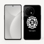 כיסוי בעיצוב אישי עם השם שלך לדגם - OnePlus 11R בעיצוב כבאי - תגית