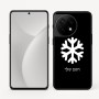 כיסוי בעיצוב אישי עם השם שלך לדגם - OnePlus 11R בעיצוב שלג
