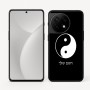 כיסוי בעיצוב אישי עם השם שלך לדגם - OnePlus 11R בעיצוב סמל יינג יאנג