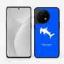 כיסוי בעיצוב אישי עם השם שלך לדגם - OnePlus 11R בעיצוב כריש ראש פטיש