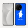 כיסוי בעיצוב אישי עם השם שלך לדגם - OnePlus 11R בעיצוב פינגווין