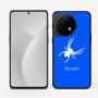 כיסוי בעיצוב אישי עם השם שלך לדגם - OnePlus 11R בעיצוב עכביש