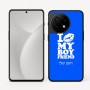 כיסוי בעיצוב אישי עם השם שלך לדגם - OnePlus 11R בעיצוב נשקי את חבר שלי