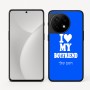 כיסוי בעיצוב אישי עם השם שלך לדגם - OnePlus 11R בעיצוב אוהבת את החבר שלי