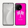 כיסוי בעיצוב אישי עם השם שלך לדגם - OnePlus 11R בעיצוב דגל המירוץ
