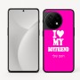 כיסוי בעיצוב אישי עם השם שלך לדגם - OnePlus 11R בעיצוב אוהבת את החבר שלי