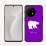 כיסוי בעיצוב אישי עם השם שלך לדגם - OnePlus 11R בעיצוב דוב
