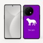 כיסוי בעיצוב אישי עם השם שלך לדגם - OnePlus 11R בעיצוב כלב