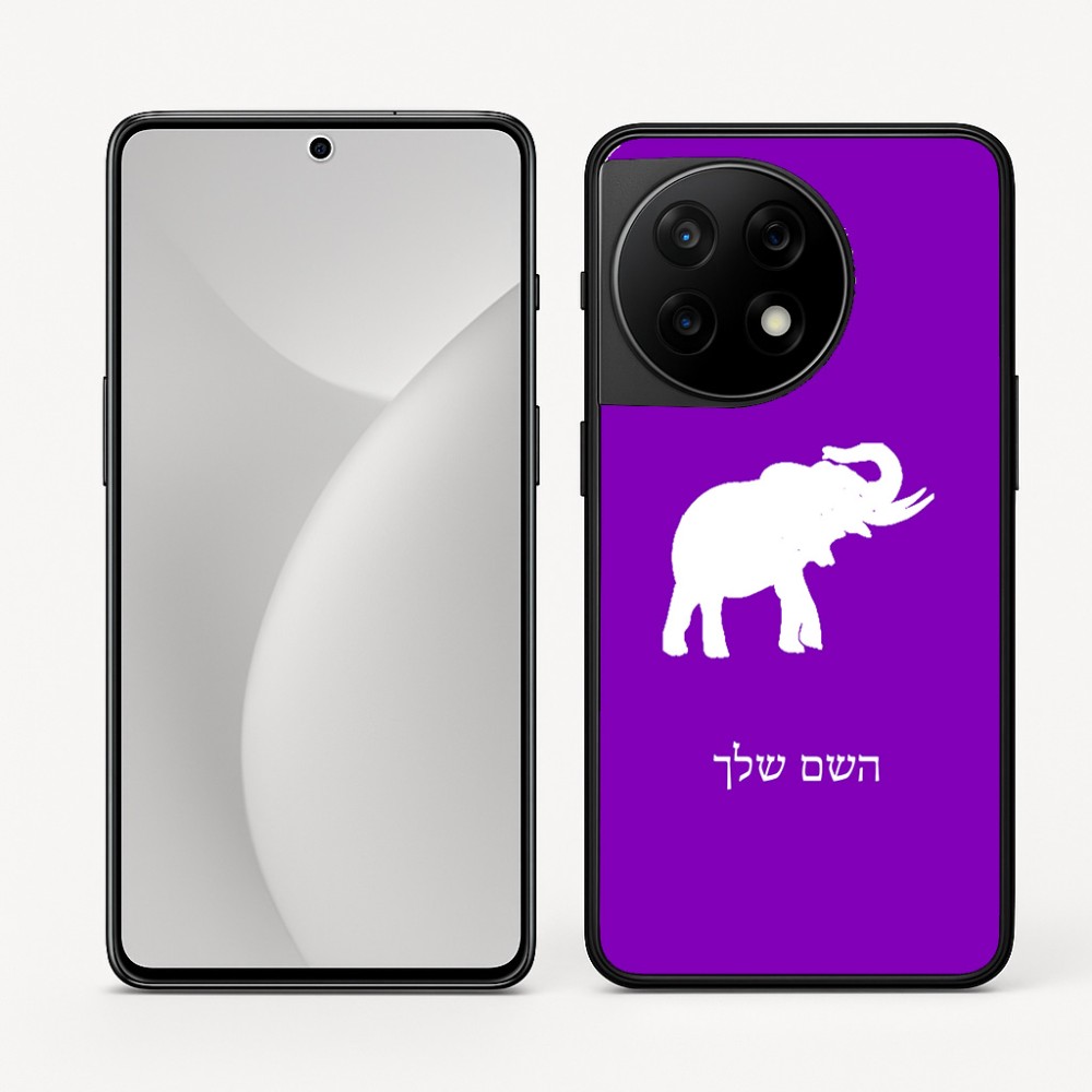 כיסוי בעיצוב אישי עם השם שלך לדגם - OnePlus 11R בעיצוב פיל