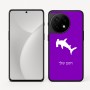 כיסוי בעיצוב אישי עם השם שלך לדגם - OnePlus 11R בעיצוב כריש ראש פטיש