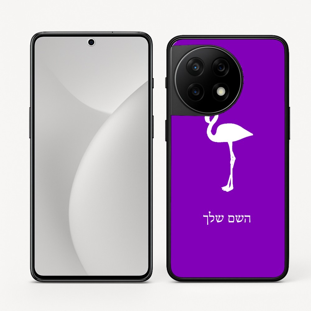 כיסוי בעיצוב אישי עם השם שלך לדגם - OnePlus 11R בעיצוב אנפה